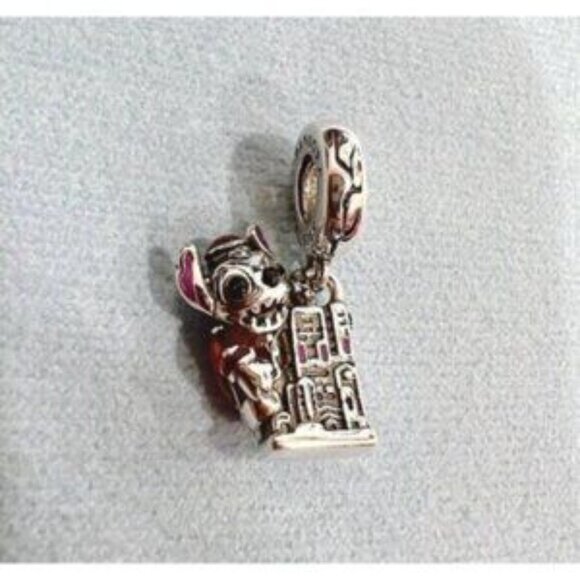 Paris Stitch Hollwood Tower of Terror Charm, Charm For Pandora Bracelet - Picture 3 of 5